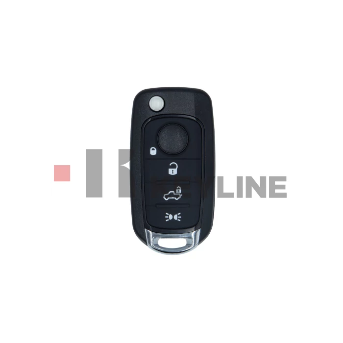 FIAT 3 gombos bicska (SIP22) 500X,TIPO,EGEA 433MHZ HITAG AES ID48 MQB FCA007 (KEYLINE)