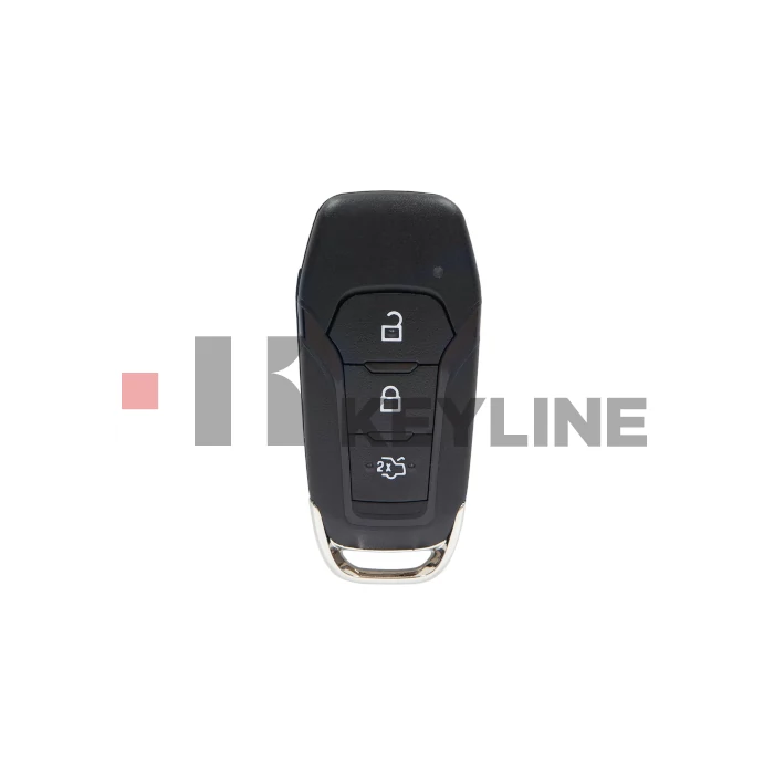 FORD Fiesta, Focus, Mondeo 3 gombos komplett keyless kulcs HITAG PRO PCF7945P FRD001 (Keyline)