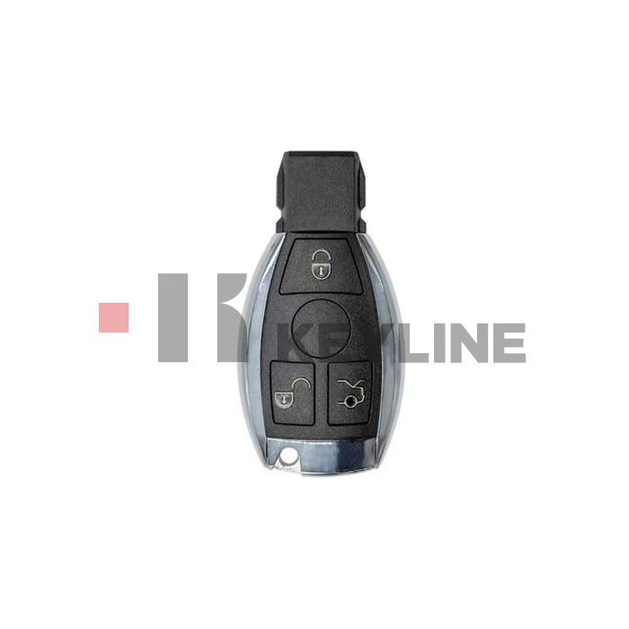 MERCEDES 3 gombos komplett bedgós kulcs MCR001 (Keyline)