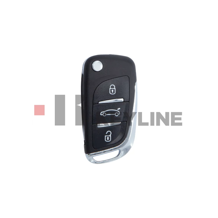CITROEN, PEUGEOT 3 gombos komplett bicskakulcs PCF7941 PSA001 (Keyline)