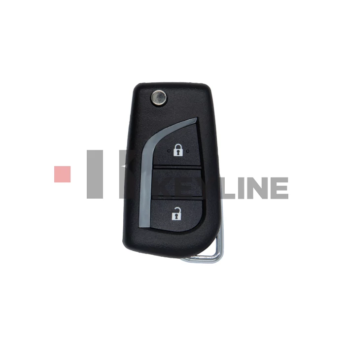 TOYOTA 2 gombos komplett bicskakulcs (KIA8) TMC005 (KEYLINE)