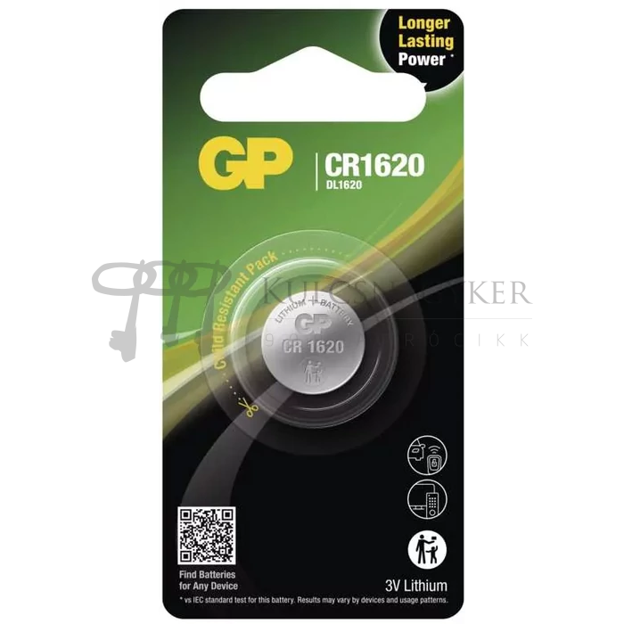GP gombelem CR1620