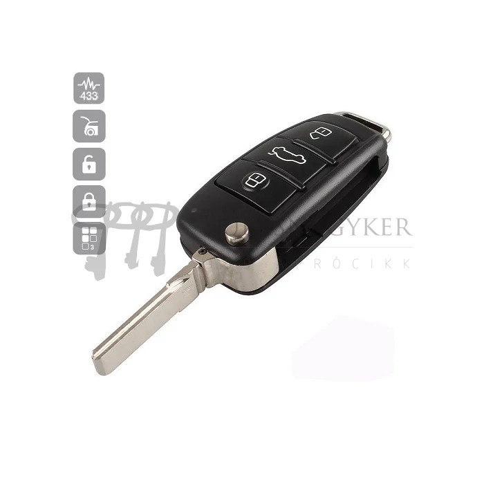 AUDI 3 GOMBOS 433MHZ ID48 8EO837220