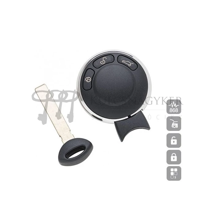 MINI COOPER 3 gombos SLOT KULCS HU200S22 (Silca)