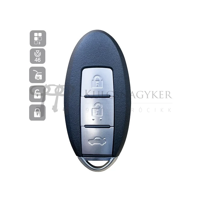 NISSAN Micra, Juke, Leaf, Note 2010-16 PCF7952 433MHZ KEYLESS GO