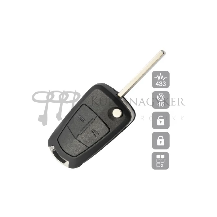 OPEL TÁV Corsa D BICSKAKULCS HU100AR12 (Silca)