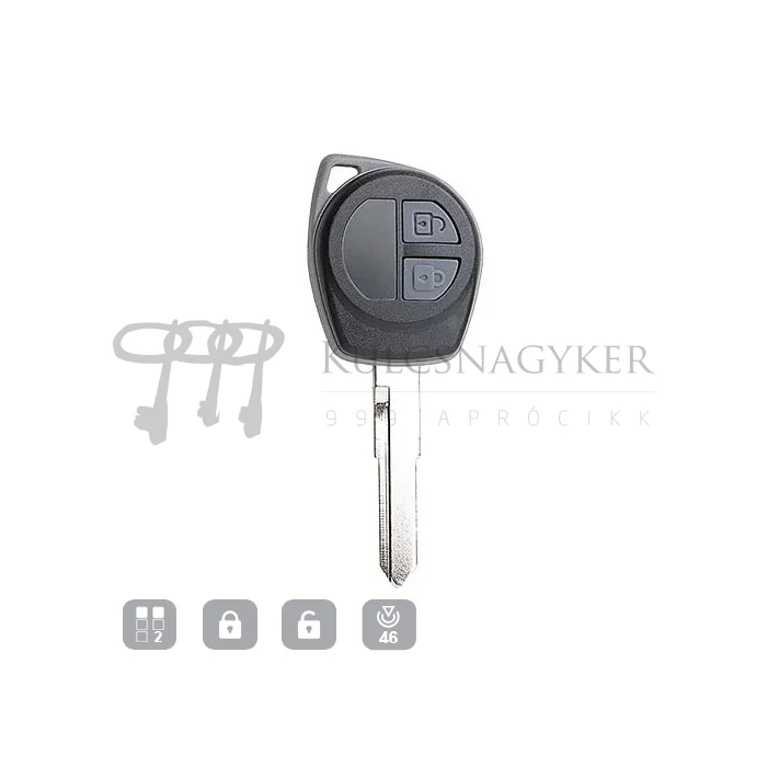 SUZUKI SWIFT 433MHz ID46 2 gombos HU133RR18 (Silca)