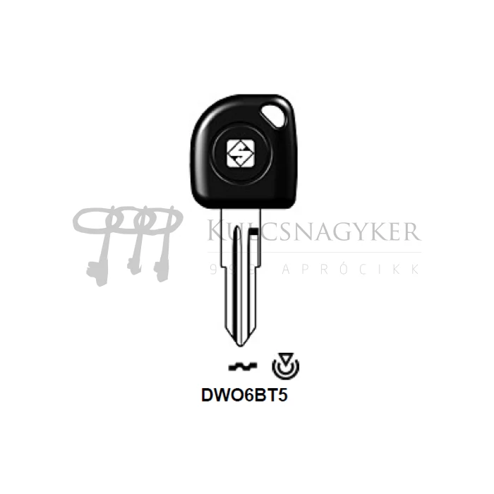 T.DWO6BT5 DAE-6P    chip nélkül    JMA