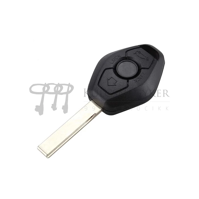BMW 3,5,6,Z4,távirányító kulcsház 3 gombos (HU92)