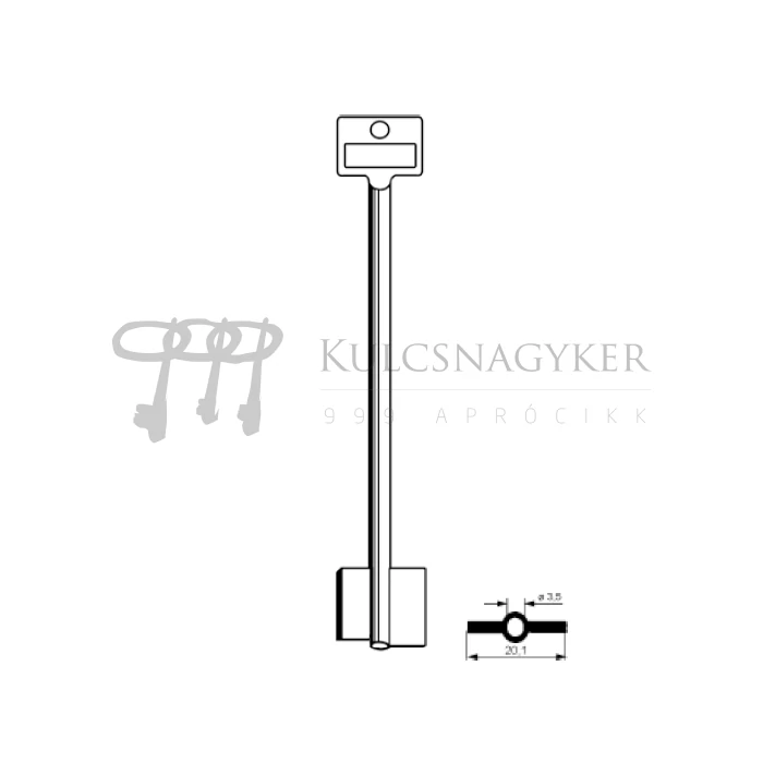MAUER 88806/0001 150mm 18,1/3,6  L:88805/0001 Pkulcs