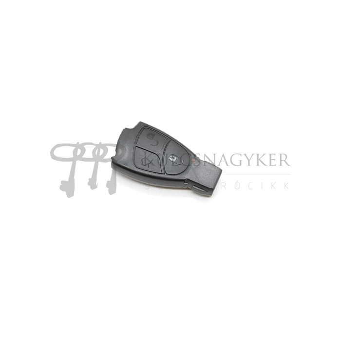 MERCEDES 3 gombos távirányítóház SMART KEY FEKETE BEDUGÓS