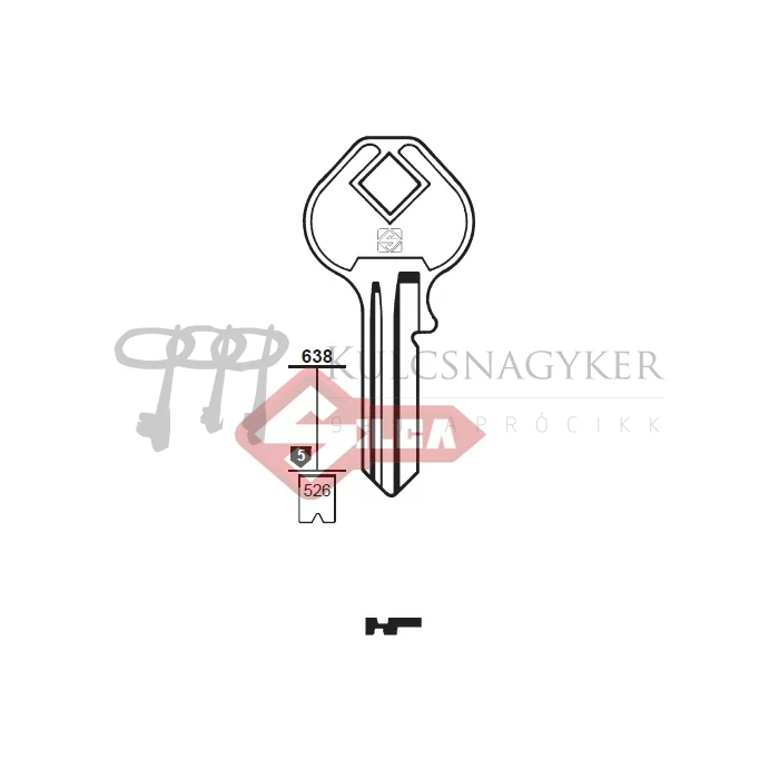 MS6 L:MASTERLOCK K150