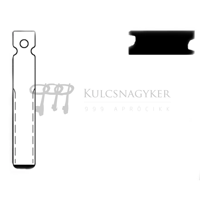 BICSKAKULCS PENGE HU83T          54