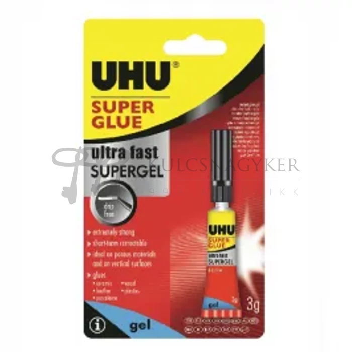 UHU PILLANATRAGASZTÓ ultra fast SUPER GLUE 3g