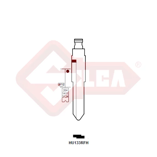 HU133RFH (Silca) penge