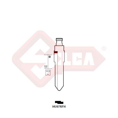 HU87RFH (Silca) penge