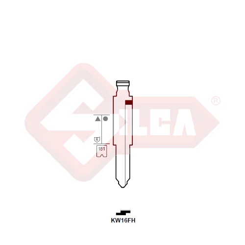 KW16FH (Silca) penge