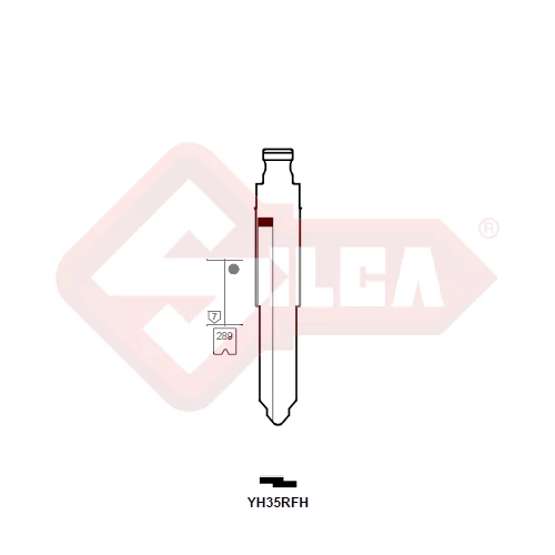 YH35RFH (Silca) penge
