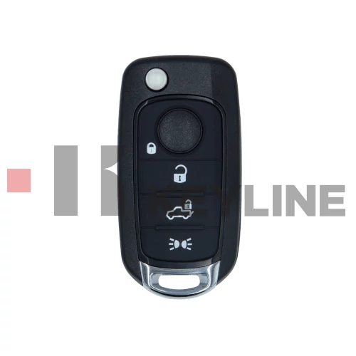 FIAT 3 gombos bicska (SIP22) 500X,TIPO,EGEA 433MHZ HITAG AES ID48 MQB FCA007 (KEYLINE)
