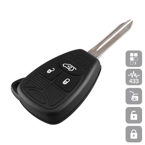CHRYSLER 3 gombos KOMPLETT FIX (CY24) ID46 433MHz