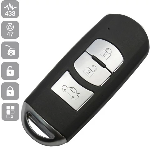 MAZDA 3 GOMBOS  2,3,6, CX-5,MX-5, ID47 KEYLESS GO MAZ25RP31 (SILCA)