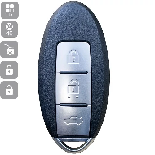 NISSAN Micra, Juke, Leaf, Note 2010-16 PCF7952 433MHZ KEYLESS GO