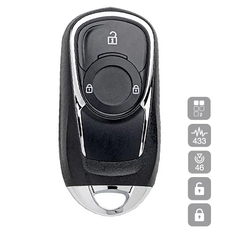 OPEL ASTRA, INSIGNIA, MOKKA, 2 GOMBOS KEYLESS GO ID46 HU100P30 (SILCA)