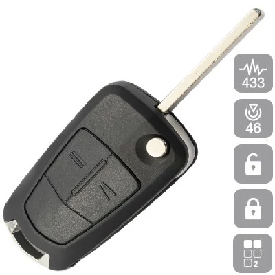 OPEL TÁV Corsa D BICSKAKULCS HU100AR12 (Silca)