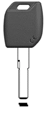 HU66MH (Silca) chiptokos kulcs