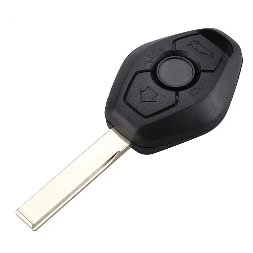 BMW 3,5,6,Z4,távirányító kulcsház 3 gombos (HU92)
