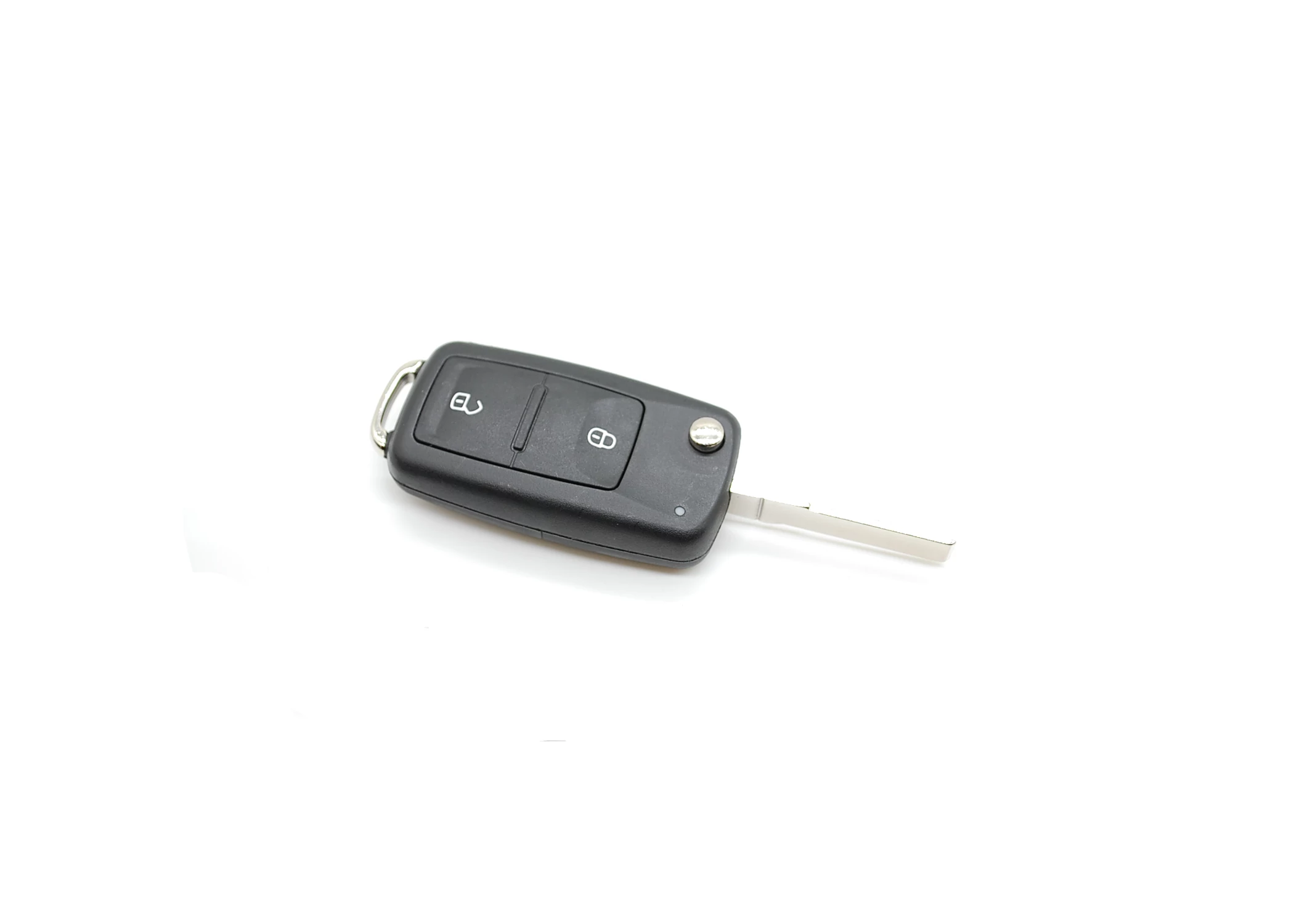 VW BICSKAKULCS ÚJ 2 gombos PENGÉVEL Stiftes